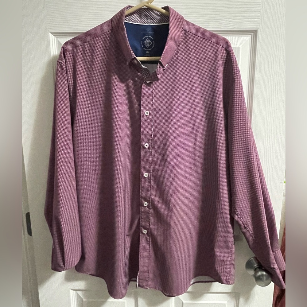 CON.STRUCT Blue 4-Way Stretch Shirt XL